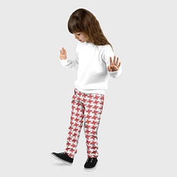 Брюки детские Модная гусиная лапка, цвет: 3D-принт — фото 2