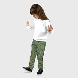 Брюки детские Военный Камуфляж Цифра, цвет: 3D-принт — фото 2