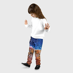 Брюки детские Туманность Киля фото НАСА, цвет: 3D-принт — фото 2