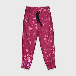 Детские брюки Текстура Розовый взрыв