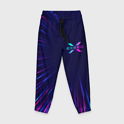 Брюки детские Exeed neon speed lines, цвет: 3D-принт