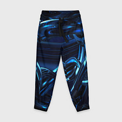 Брюки детские Фрактальный узор волны, цвет: 3D-принт