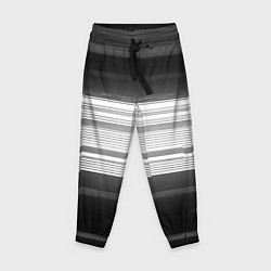 Брюки детские Черно-белые помехи, цвет: 3D-принт