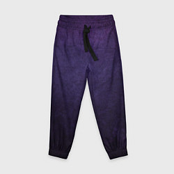 Детские брюки Фиолетово-черный градиент