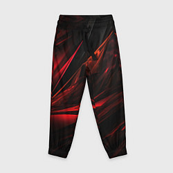 Детские брюки Black red background