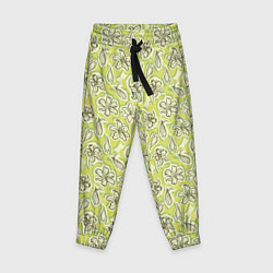 Брюки детские Весенние лилии, цвет: 3D-принт
