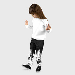 Брюки детские Death Stranding отпечатки рук, цвет: 3D-принт — фото 2