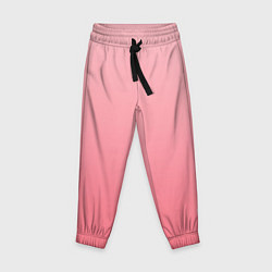 Детские брюки Нежный розовый градиент