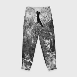 Брюки детские Абстракция - серый дым, цвет: 3D-принт