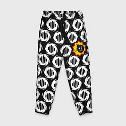 Брюки детские Serious Sam logo pattern, цвет: 3D-принт