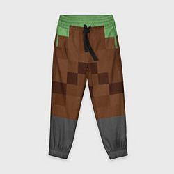 Брюки детские Алекса Minecraft низ, цвет: 3D-принт