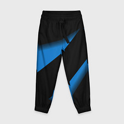 Детские брюки Color blue black line
