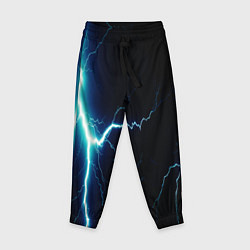 Брюки детские Lightning light blue, цвет: 3D-принт
