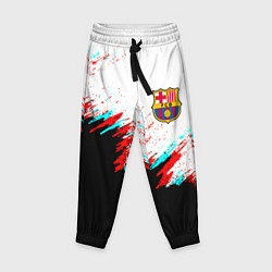 Детские брюки Barcelona глитч краски
