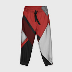 Детские брюки Color black red grey
