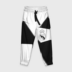 Брюки детские Real Madrid geometry black, цвет: 3D-принт