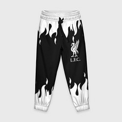 Брюки детские Liverpool black flame, цвет: 3D-принт