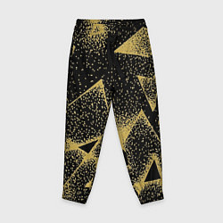 Детские брюки Triangle yellow with dots