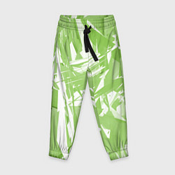 Брюки детские Color white green, цвет: 3D-принт