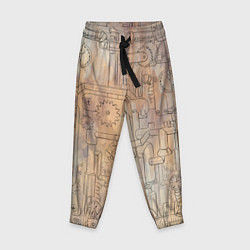 Брюки детские Стимпанк элементы, цвет: 3D-принт