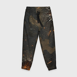 Брюки детские Камуфляж со следами от пуль, цвет: 3D-принт