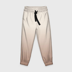 Брюки детские Градиент песочный, цвет: 3D-принт