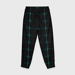 Брюки детские Color black blue crosses, цвет: 3D-принт