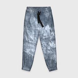 Брюки детские Абстракция - gray-blue, цвет: 3D-принт