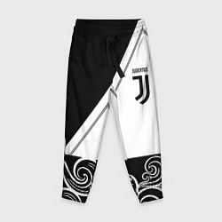 Брюки детские Ювентус геометрия полосы текстура, цвет: 3D-принт