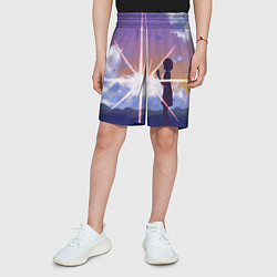 Шорты детские Your Name, цвет: 3D-принт — фото 2