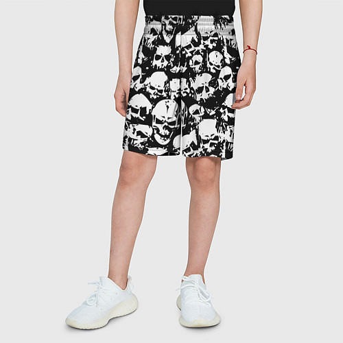 Детские шорты Черепа ужаса / 3D-принт – фото 3