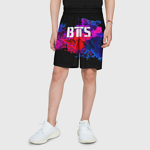 Детские шорты BTS: Colors Explode / 3D-принт – фото 3