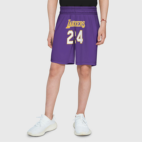 Детские шорты Los Angeles Lakers Kobe Brya / 3D-принт – фото 3