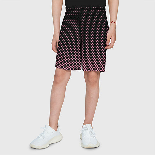 Детские шорты Ромбы / 3D-принт – фото 3