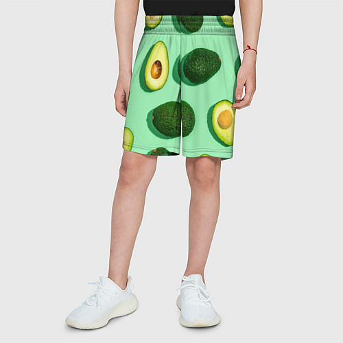 Детские шорты АВАКАДО / 3D-принт – фото 3