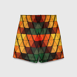 Шорты детские Геометрия, цвет: 3D-принт