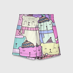 Шорты детские Каваи, цвет: 3D-принт