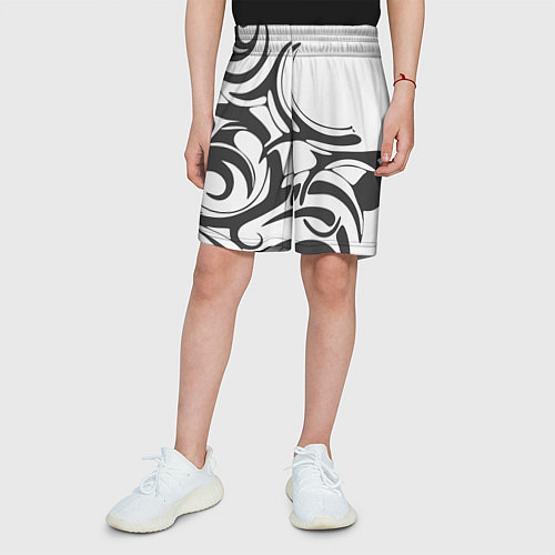 Детские шорты Узоры / 3D-принт – фото 3