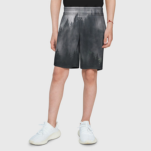 Детские шорты Лес / 3D-принт – фото 3