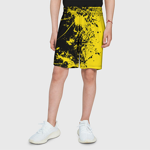 Детские шорты Ночное солнце / 3D-принт – фото 3