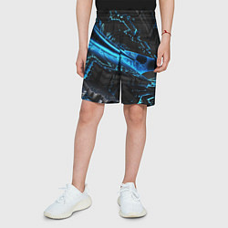 Шорты детские DIGITAL ABSTRACT, цвет: 3D-принт — фото 2