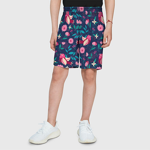 Детские шорты Арт джунгли / 3D-принт – фото 3