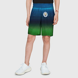 Шорты детские MANCHESTER CITY, цвет: 3D-принт — фото 2