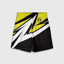 Шорты детские Borussia Dortmund, цвет: 3D-принт