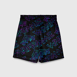 Шорты детские WARFRAME ВАРФРЕЙМ, цвет: 3D-принт