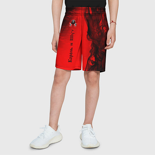 Детские шорты КОРОЛЬ И ШУТ / 3D-принт – фото 3