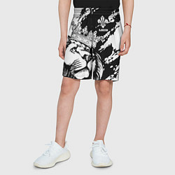 Шорты детские Таджикистан, цвет: 3D-принт — фото 2