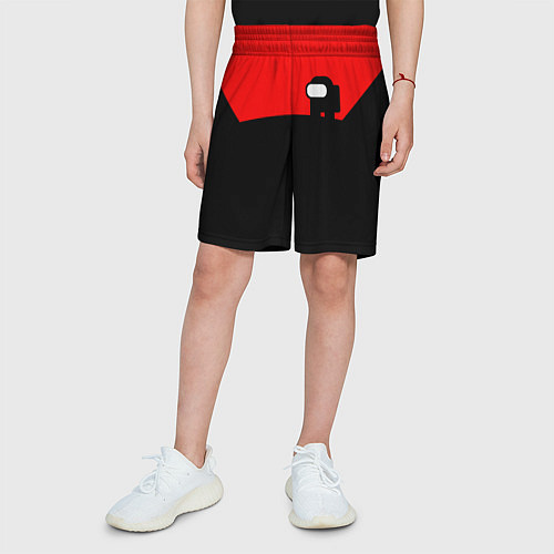 Детские шорты AMONG US - ALONE / 3D-принт – фото 3