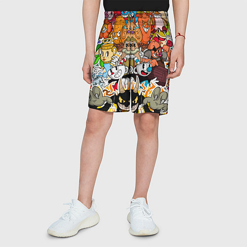 Детские шорты CUPHEAD / 3D-принт – фото 3
