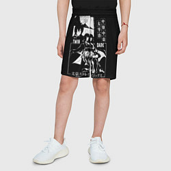 Шорты детские ЧУЯ и ДАЗАЙ бродячие псы, цвет: 3D-принт — фото 2